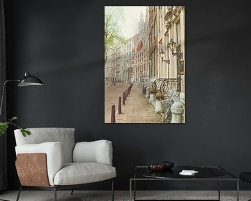 Schilderij: Amsterdam, Herengracht van Igor Shterenberg