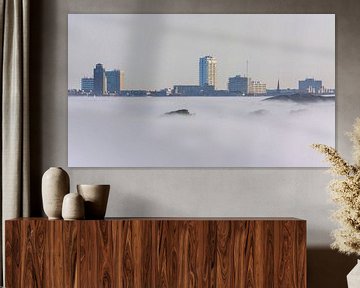 Zandvoort unter einer Nebelbedeckung von Remco Van Daalen