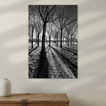 Amsterdam - Museum in Hintergrundbeleuchtung