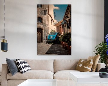 Taormina (sizilianisch: Taurmina) Sizilien Italien. Fotoposter oder Wanddekoration
