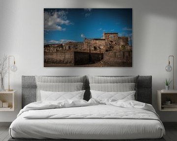 taormina sicilie fotoposter of  wanddecoratie