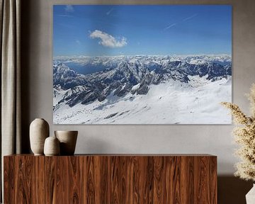 Uitzicht vanaf de Zugspitze  van LHJB Photography