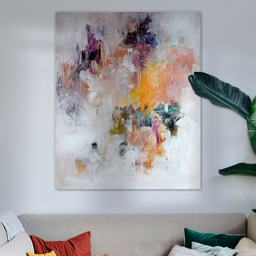 Lila Wolken von MK Abstrakt