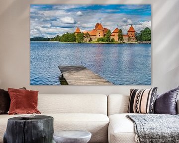 Trakai Island Castle, Lithuania van Gunter Kirsch