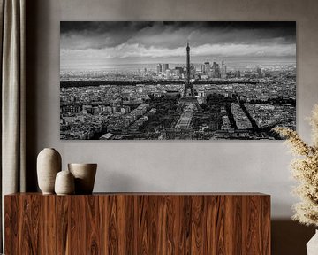 Ansicht von Paris mit Eiffelturm 