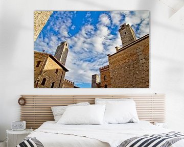 Delle torri di San Gimignano van Bas Koning