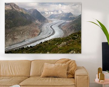 The Great Aletsch Glacier in Switzerland von Paul Wendels
