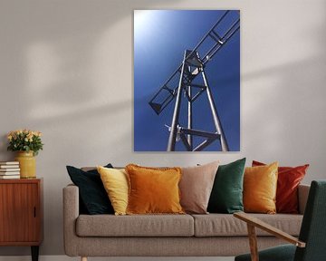 Het kruis van Jezus op een berg in Italië 