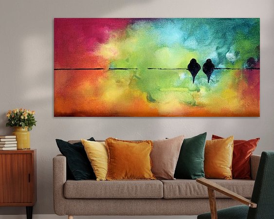 Example of the artwork in a room