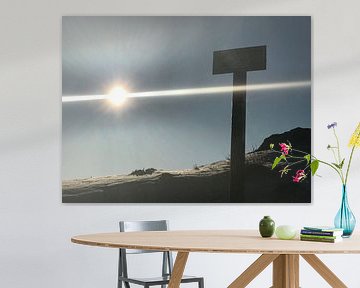 Zon boven zandafgraving Heeresmeer