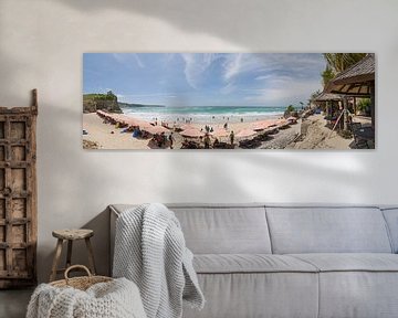 Beach Panorama van Tom de Groot