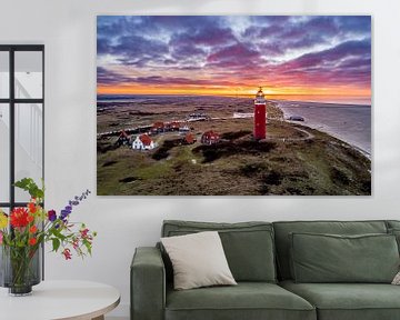 Vuurtoren Eierland Texel van Texel360Fotografie Richard Heerschap