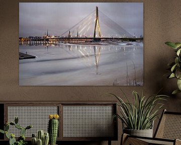 Brücke Riga von Jeannine Van den Boer