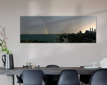 'Dubbele regenboog', Chicago von Martine Joanne