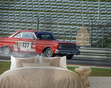 Een oude Amerikaanse racecar