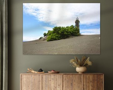 Lava landscape lighthouse