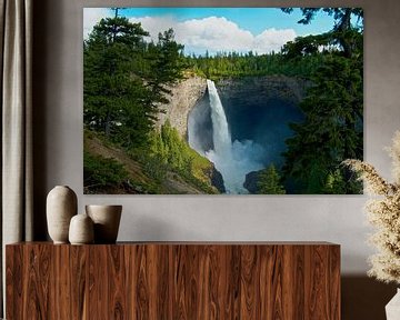 Waterval in het park Gray Wells Canada van Ineke Huizing