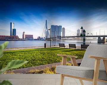 Kop van Zuid en de Erasmusbrug in Rotterdam van gaps photography