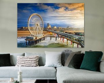 Grande roue sur la jetée de Scheveningen sur gaps photography