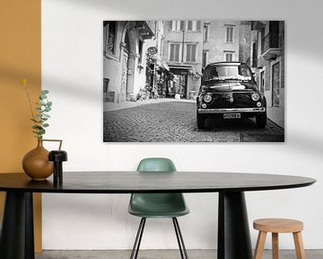 Vintage Fiat 500 oldtimer in Verona -Italië van Jasper van de Gein Photography