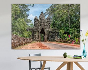 Angkor Thom poort van Richard van der Woude