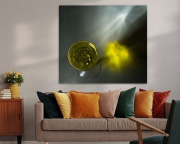 Licht in een glas