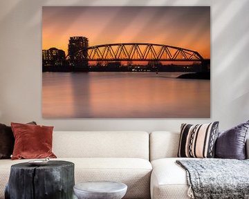 Spoorbrug Nijmegen von Jeffrey Van Zandbeek