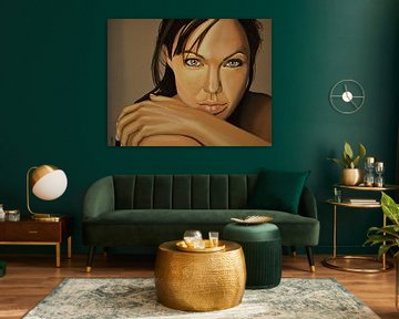  Angelina Jolie Schilderij 2 