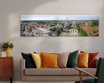panorama dorpsgezicht Heemskerk