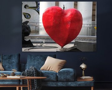 een hart in  hartje Parijs  von ann steemans