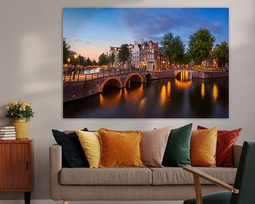 Amsterdam evening mood by Pieter Struiksma