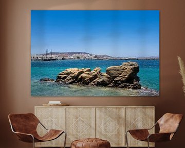 Hafen von Mykonos von Atelier Liesjes