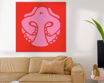 Elefant rosa/Elefant rosa von karen vleugel