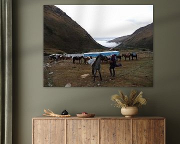'Klaar voor de tocht', Inca Trail- Peru van Martine Joanne