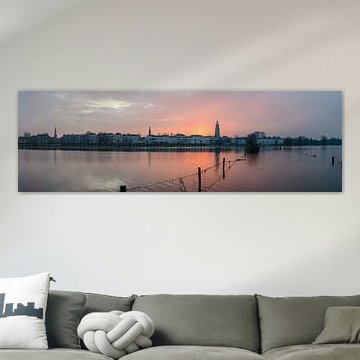 Panorama zonsopkomst in Zutphen by Marcel Pietersen
