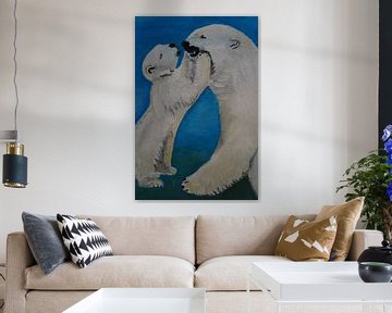 Küsschen Mami - Eisbären van Babetts Bildergalerie