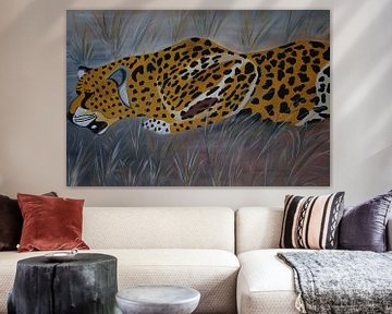 Gepard auf der Jagd I van Babetts Bildergalerie