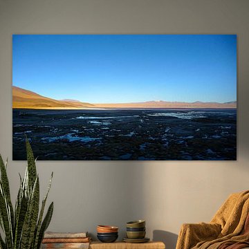 'Zonsondergang zoutvlakte', Bolivia