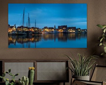 Hafen von Volendam - Stimmungsaufnahme am Abend von Keesnan Dogger Fotografie