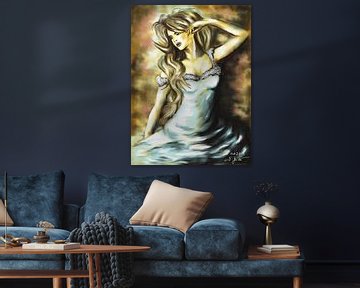 Sitting Beauty van GittaGsArt