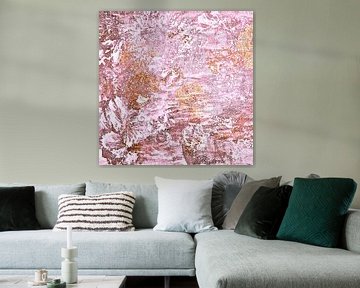 Abstract Autumn In Golden Pink van GittaGsArt
