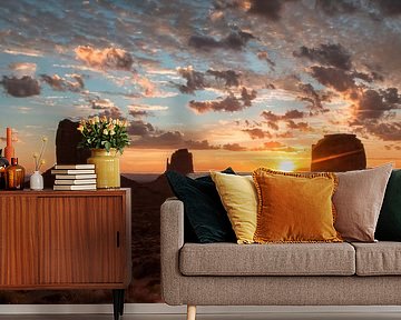 Zonsopgang in Monument Valley