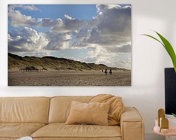 Strand in Nord-Holland von Cora Unk