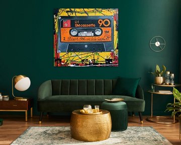 BASF Cassette Retro POP ART von Jeroen Quirijns