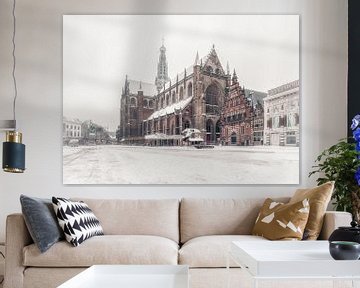 Haarlem: de Bavo en de sneeuw. van Olaf Kramer