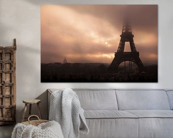 Eiffel Tower at sunrise, Paris