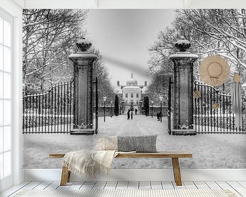 Huis ten Bosch in the snow by Michiel Mos
