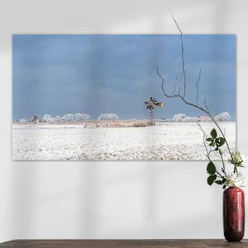 Old windmill by Maarten Drupsteen