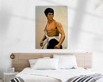 Bruce Lee Schilderij von Paul Meijering