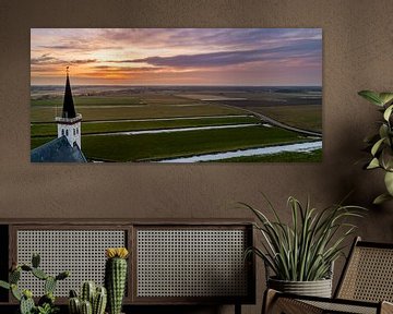 Den Hoorn Texel zonsondergang van Texel360Fotografie Richard Heerschap
